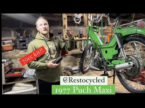 Installing A New 70cc Kit on my Puch Maxi