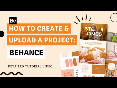 HOW TO CREATE & UPLOAD A PROJECT ON BEHANCE! (Easy & Effortless)