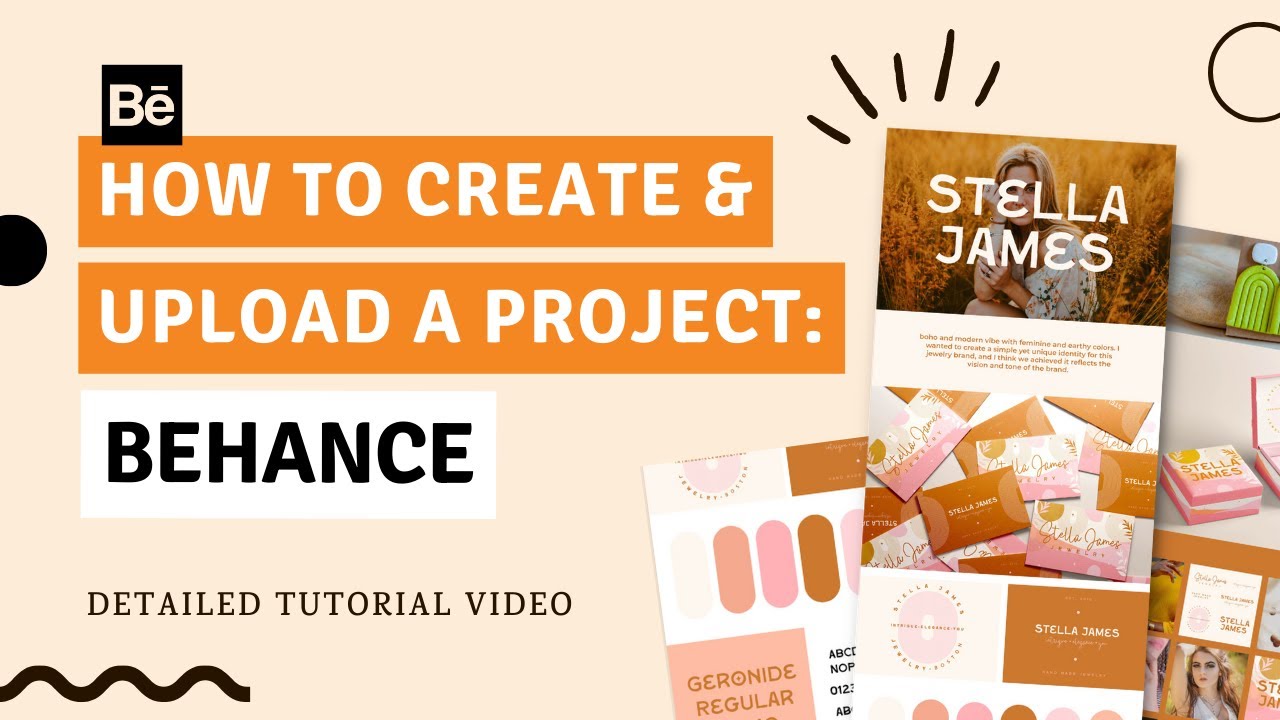 HOW TO CREATE & UPLOAD A PROJECT ON BEHANCE! (Easy & Effortless)
