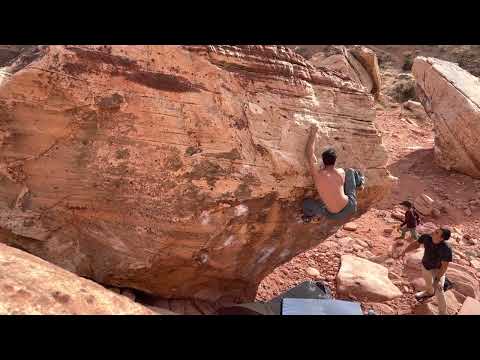 Spitting Venom (v8) Red Rocks