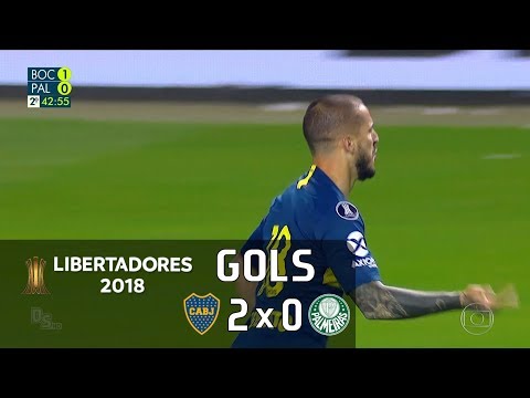Gols | Boca Juniors 2 x 0 Palmeiras - Semifinal Libertadores 2018 - Globo HD⁶⁰