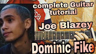 Joe Blazey - Dominic Fike //easy guitar tutorial/how to play chords