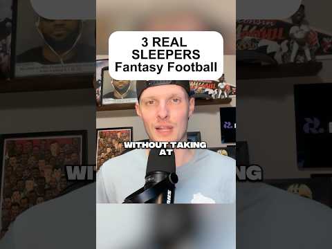 Thumbnail for 3 REAL fantasy football sleepers too target in 2026