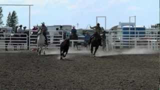 preview picture of video '2012 Farson 4th of July Keaten & Dad Team Roping'