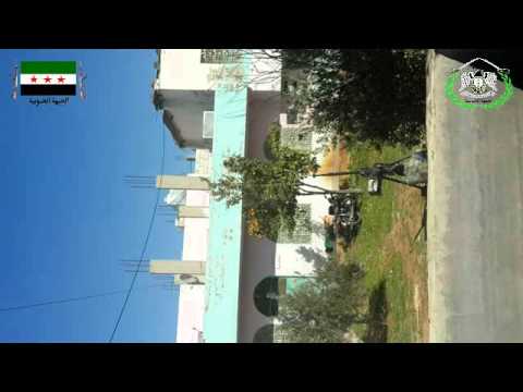 التصدي للطيران الحربي في سماء بلدة قرفا في ريف درعا من قبل فرقة المغاوير الأولى