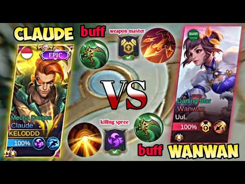 CLAUDE VS WANWAN | WHO THE BEST MARKSMAN IN GOLD LANE AFTER NERF? | WHO WILL WIN? - MLBB
