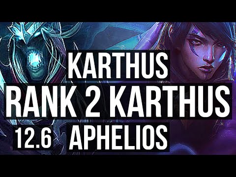 KARTHUS & Sona vs APHELIOS & Pyke (ADC) | Rank 2 Karthus, Legendary, 13/3/9 | EUW Challenger | 12.6