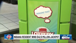 Indiana man wins $42.5 million jackpot on free lottery ticket
