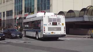 MTA Bus Company 2012-15 New Flyer XD60 Xcelsiors #5387, #5412 & C40LF #603 On The Q111 & Q34