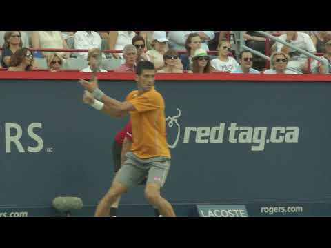 DJOKOVIC VS CHARDY ROGERS CUP 2015