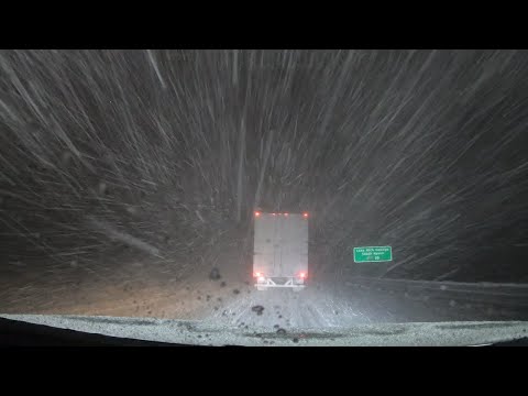Amazing Lake Effect Snow In Michigan, St. Joseph, MI , South Haven, MI , 12-24-2020 -12-25-2020 ,