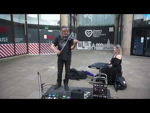 Ed Alleyne Johnson plays one of his own compositions in Northgate Street Chester