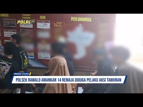 POLRESTA BANYUMAS AMANKAN REMAJA DIDUGA PELAKU AKSI TAWURAN