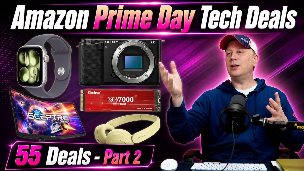 More Amazon Prime Day Tech and Electronics Deals – 55 Deals SSDs, TVs, Computers, and More – Part 2