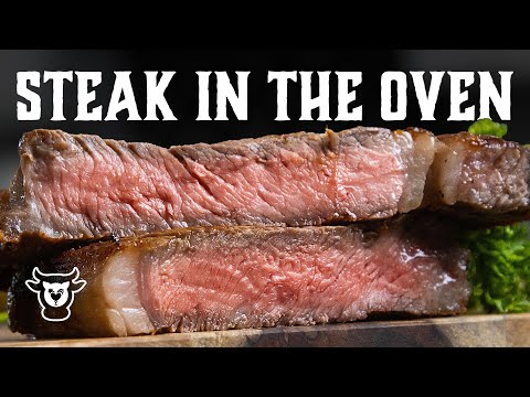 EASY Steak in the Oven - NO Grill, NO Stove Needed!