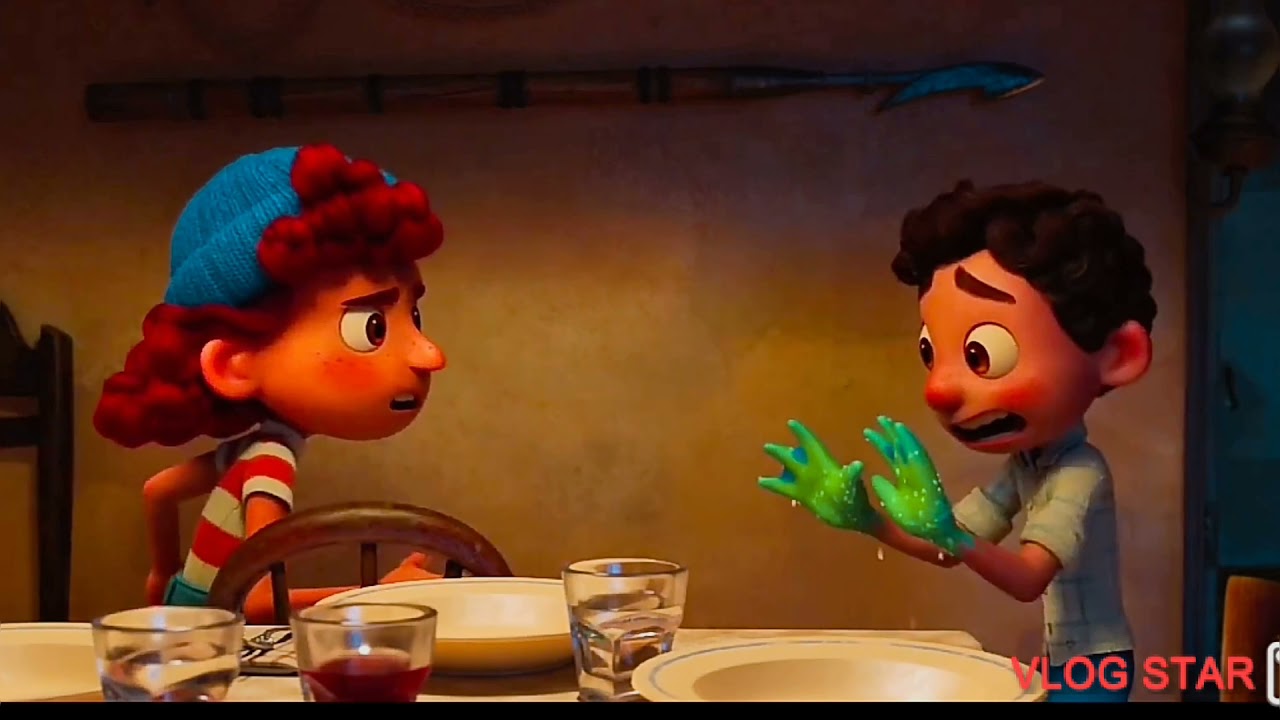 Luca Clip - Giulia finds out about Luca's Sea Monster Form