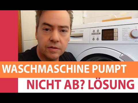 Waschmaschine pumpt nicht ab - Flusensieb ist nicht dreckig - das ist das Problem