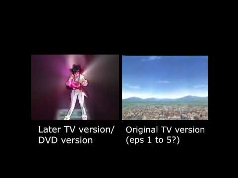 Sakura Wars (2000) OP - Original TV Version vs Later TV/DVD Version