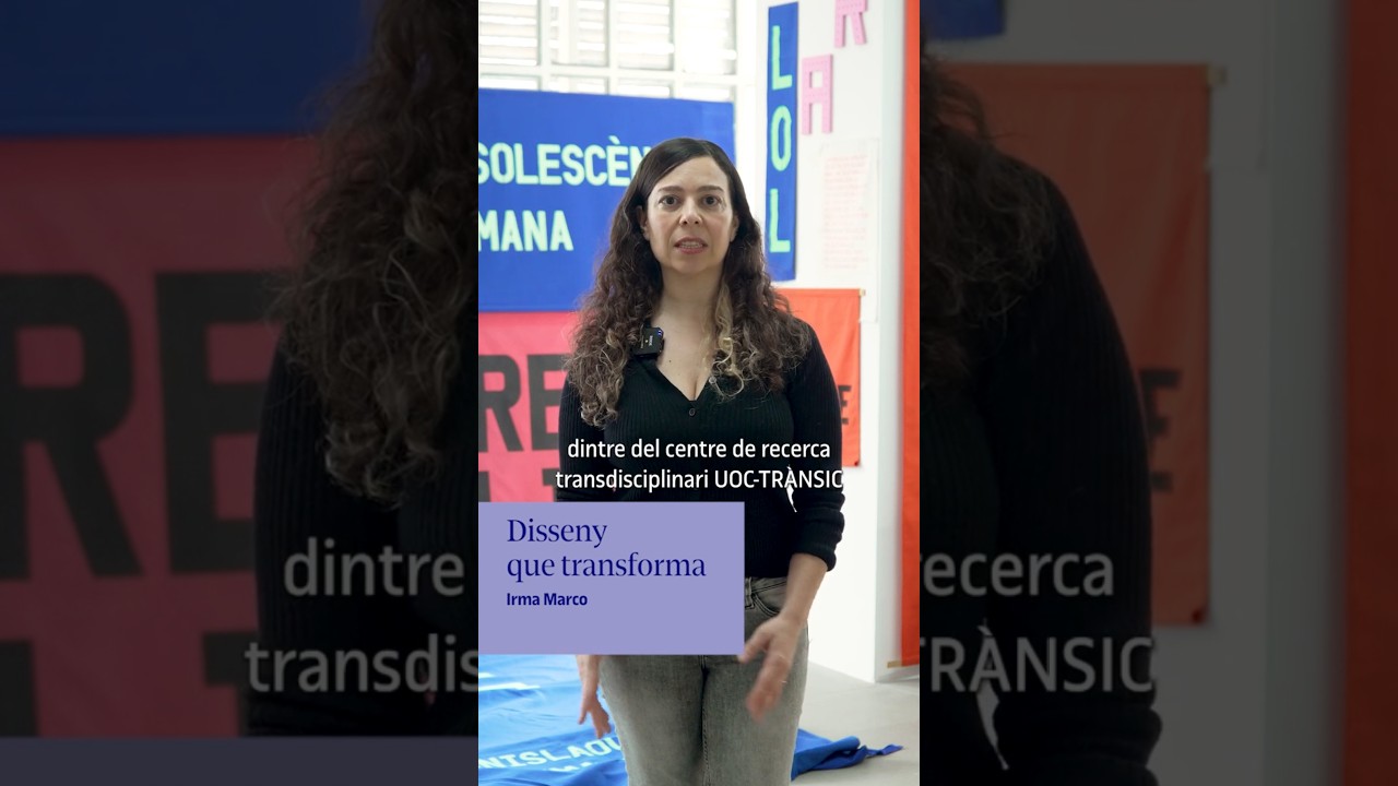 Irma Marco, investigadora del grup de recerca Mediaccions video link