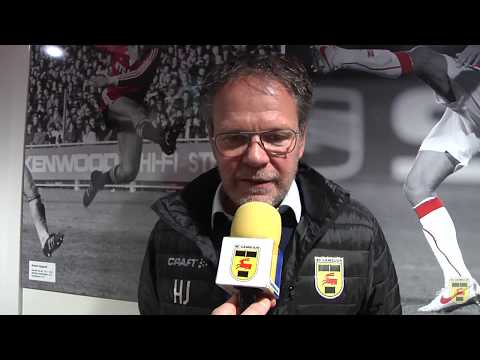 Reactie Henk de Jong na afloop van Jong AZ - SC Cambuur (0-3)