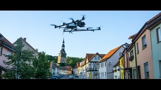 preview picture of video 'UAV survey and 3D reconstruction of the Schiefe Turm von Bad Frankenhausen with the AscTec Falcon 8'
