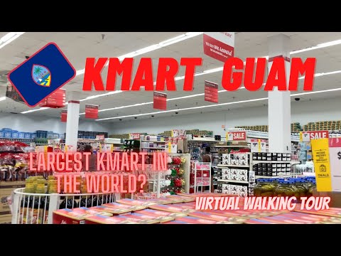 O maior KMART do mundo está localizado na Ilha de Guam || Tour Virtual