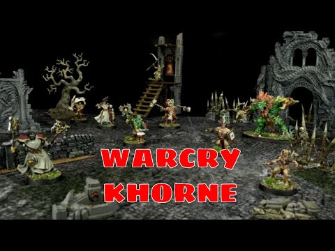 them Painted: WARCRY Blades of Khorne Bloodbound, I made my friends in to Miniatures