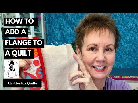 How to Add a Flange to a Quilt