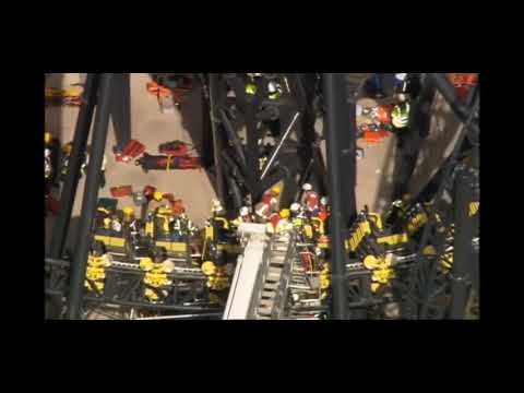 Smiler roller coaster crash in UK, full video.