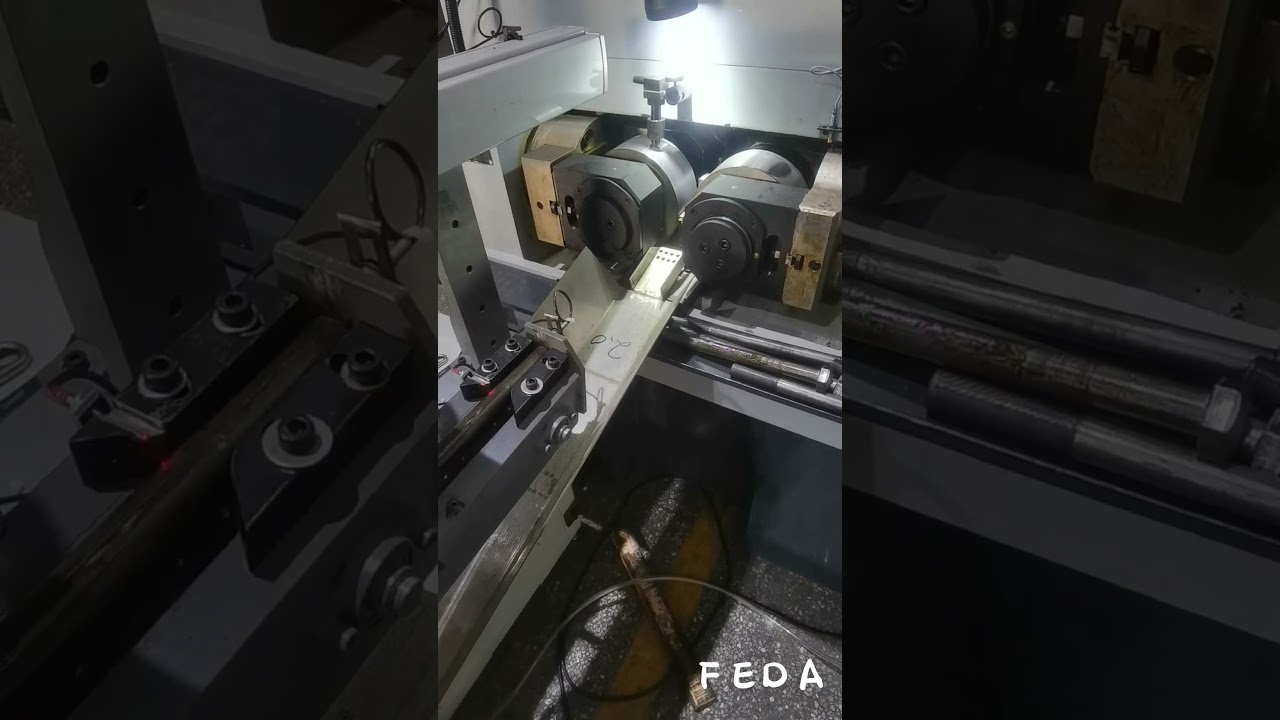 FEDA high precision thread rolling machine for large screws with automatic feeder.#manufacturing