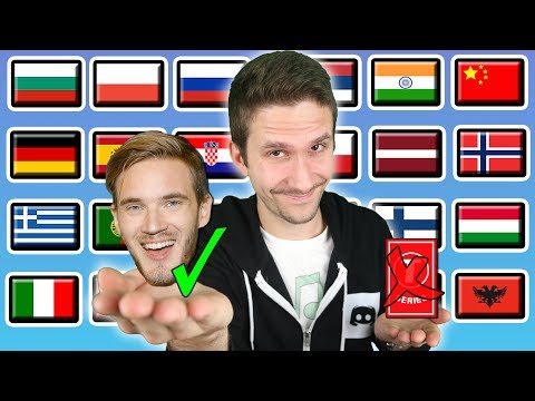 PewDiePie vs T-Series: How To Say "BITCH LASAGNA!" in 24 Languages
