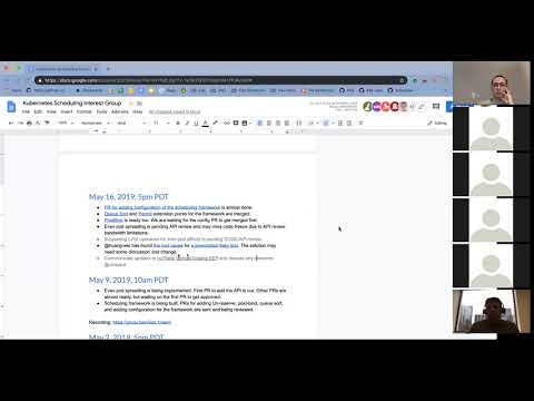Kubernetes SIG Scheduling - 2019-05-16