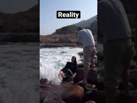 Expectation vs Reality - Beach Photoshoot