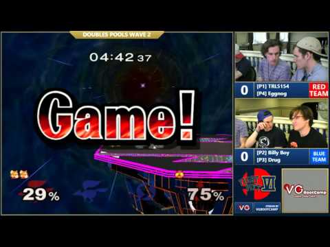 FPVI Doubles - Billy Boy & Drug Vs.TRL5154 & Eggnog - SSBM Pools - Smash Melee