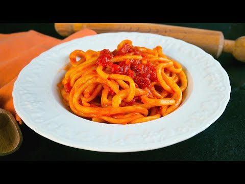 Pici all'aglione, ricetta toscana