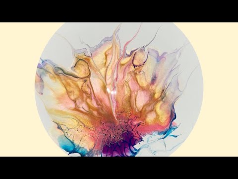 SINGLE STEM TwoFer!! TLP blooms #acrylicpourpainting,