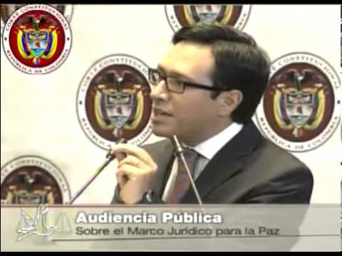 Intervencion Marco Juridico para la Paz Andres Fajardo