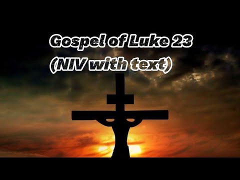 Luke 23 Niv