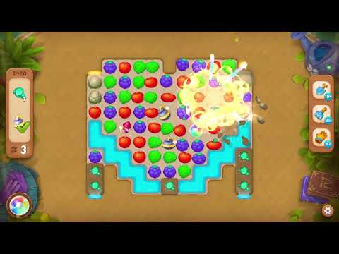 Gardenscapes 2420 Level - 17 moves - NO BooSTERS