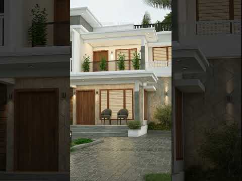 4Bhk Home 🏠 3D Design | 2400 Sqft | location : Trivandrum, Kerala