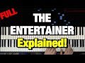 HOW TO PLAY - THE ENTERTAINER - BY SCOTT JOPLIN (PIANO TUTORIAL LESSON)