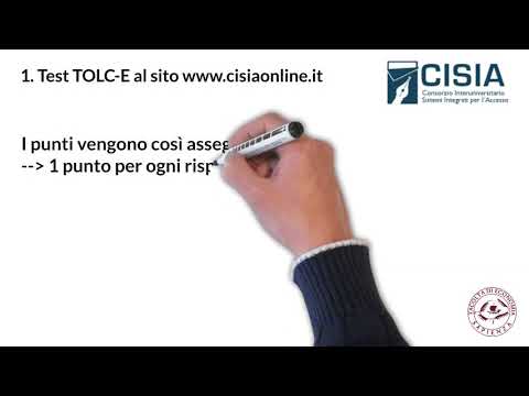 Istruzioni per Test tolc - a.a. 2021/2022