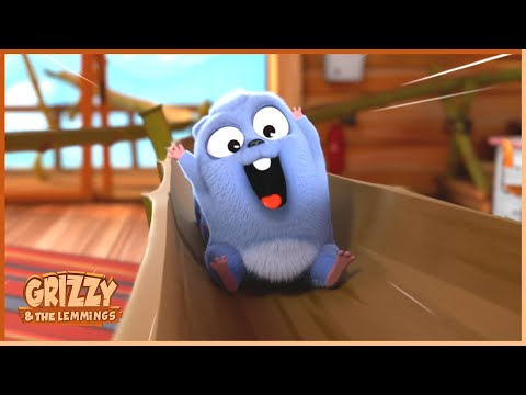 🛝 Bamboo Warfare 🛝 Grizzy & the lemmings (S03E08) | Clip 🐻🐹 Cartoon for Kids