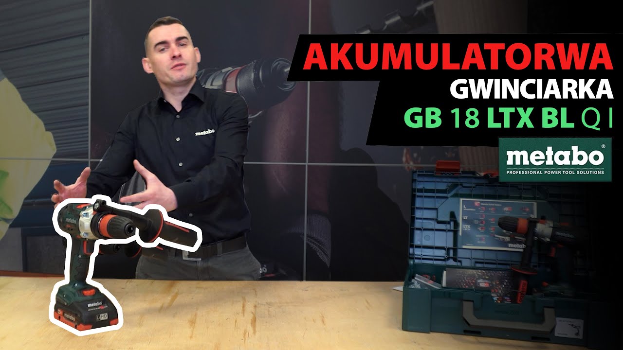 DWA W JEDNYM! Akumulatorwa Gwinciarka Metabo GB 18 LTX BL Q I #metabopolska