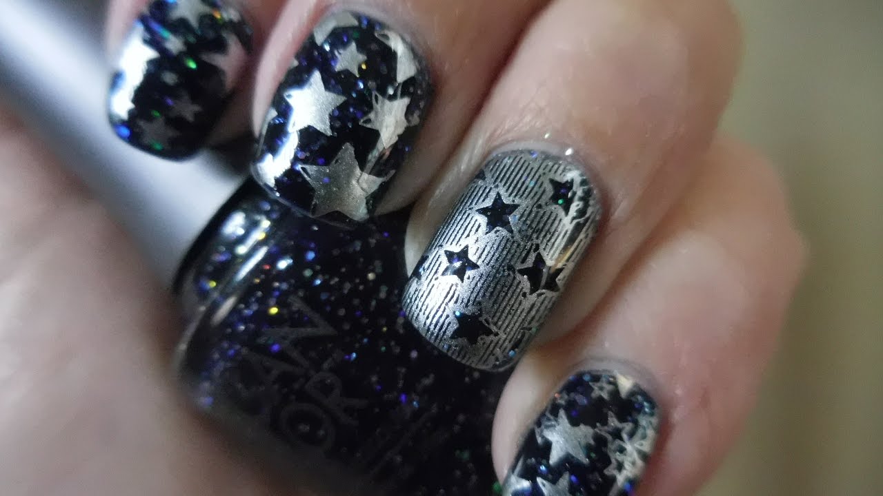 Morgan Taylor Under the Stars Stamped Silver