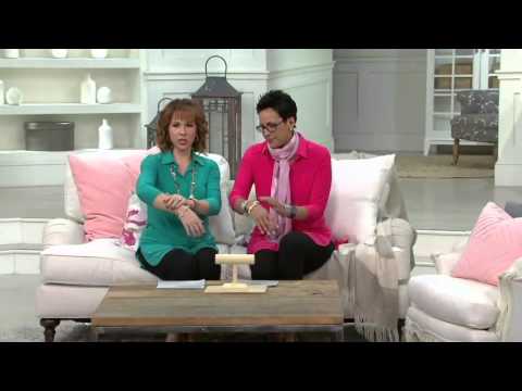 Kenneth Jay Lane's Pave Bow Simulated Pearl Stretch Bracelet on QVC