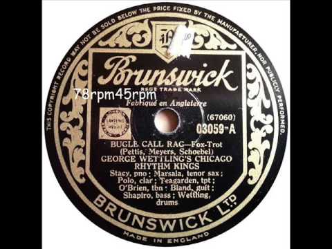 Bugle Call Rag   George Wettling´s Chicago Rhythm Kings