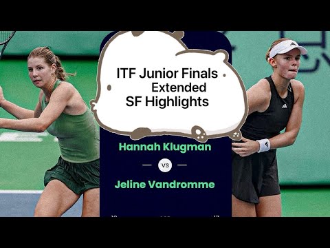 Extended Highlights VANDROMME vs KLUGMAN 2025 ITF junior finals #tennis #juniortennis #highlights