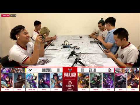 ONIC ESPORTS vs GEEK FAM ID GAME 1 MPL ID SEASON 8 WEEK 8 DAY 2