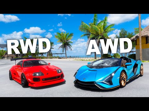 RWD vs AWD in Forza Horizon 5!